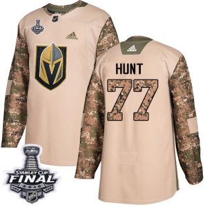 Exceptional Adidas Golden Knights #77 Brad Hunt Camo Authentic 2017 Veterans Day 2018 Stanley Cup Final Stitched Youth NHL Jersey