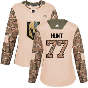 First - rate Adidas Golden Knights #77 Brad Hunt Camo Authentic 2017 Veterans Day Women's Stitched NHL Jersey