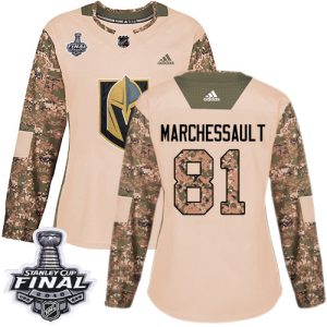 Splendid Adidas Golden Knights #81 Jonathan Marchessault Camo Authentic 2017 Veterans Day 2018 Stanley Cup Final Women's Stitched NHL Jersey