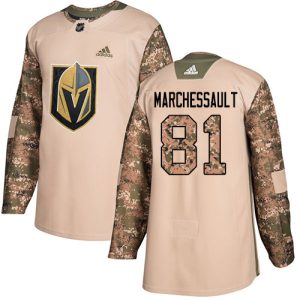 Gorgeous Adidas Golden Knights #81 Jonathan Marchessault Camo Authentic 2017 Veterans Day Stitched Youth NHL Jersey