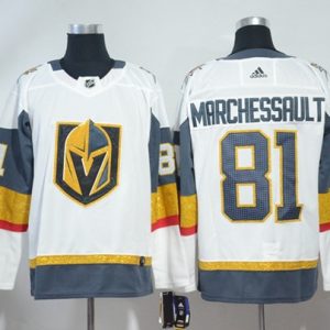 Gorgeous Adidas Golden Knights #81 Jonathan Marchessault White Road Authentic Stitched NHL Jersey