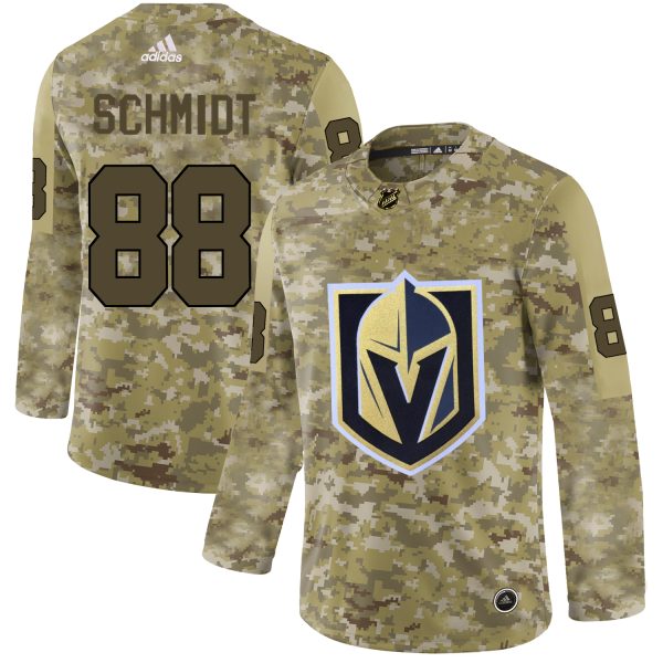 Premium Adidas Golden Knights #88 Nate Schmidt Camo Authentic Stitched NHL Jersey