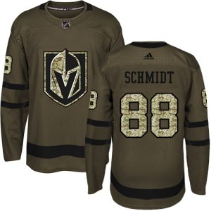 Magnificent Adidas Golden Knights #88 Nate Schmidt Green Salute to Service Stitched NHL Jersey