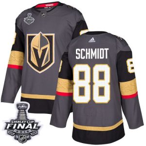 Superior Adidas Golden Knights #88 Nate Schmidt Grey Home Authentic 2018 Stanley Cup Final Stitched NHL Jersey