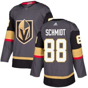 Magnificent Adidas Golden Knights #88 Nate Schmidt Grey Home Authentic Stitched NHL Jersey
