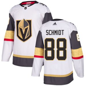 Gorgeous Adidas Golden Knights #88 Nate Schmidt White Road Authentic Stitched NHL Jersey