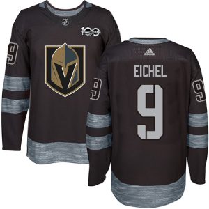 Premium Adidas Golden Knights #9 Jack Eichel Black 1917 2017 100th Anniversary Stitched Youth NHL Jersey