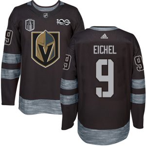 Gorgeous Adidas Golden Knights #9 Jack Eichel Black Youth 2023 Stanley Cup Final Patch 100th Anniversary Stitched NHL Jersey