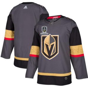 Exquisite Adidas Golden Knights Blank Grey 2023 Stanley Cup Champions Home Authentic Stitched NHL Jersey