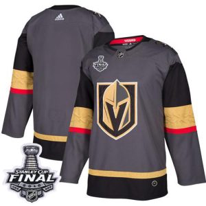 Splendid Adidas Golden Knights Blank Grey Home Authentic 2018 Stanley Cup Final Stitched NHL Jersey