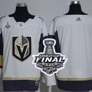 Stunning Adidas Golden Knights Blank White Road Authentic 2018 Stanley Cup Final Women's Stitched NHL Jersey