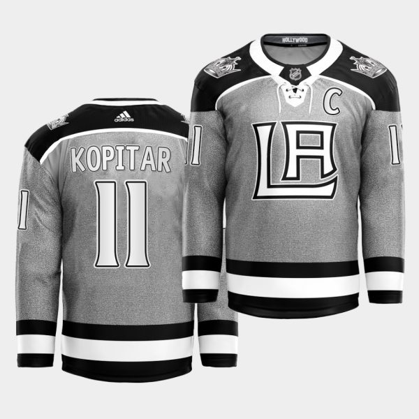Premium Adidas Kings #11 Anze Kopitar 2021 City Concept NHL Stitched Jersey Black