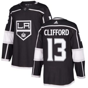 Splendid Adidas Kings #13 Kyle Clifford Black Home Authentic Stitched NHL Jersey