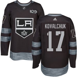 Splendid Adidas Kings #17 Ilya Kovalchuk Black 1917 2017 100th Anniversary Stitched NHL Jersey