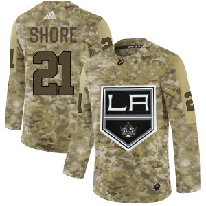 Outstanding Adidas Kings #21 Nick Shore Camo Authentic Stitched NHL Jersey