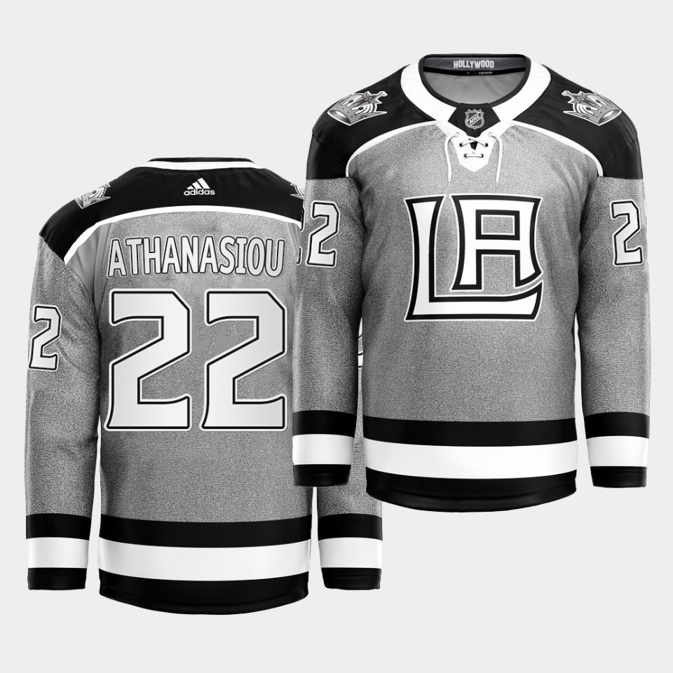 First - rate Adidas Kings #22 Andreas Athanasiou 2021 City Concept NHL Stitched Jersey Black