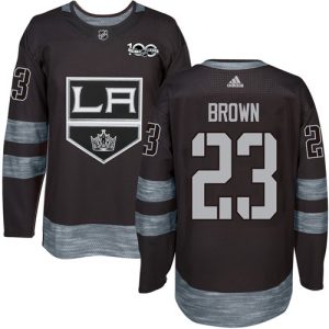 Superior Adidas Kings #23 Dustin Brown Black 1917 2017 100th Anniversary Stitched NHL Jersey