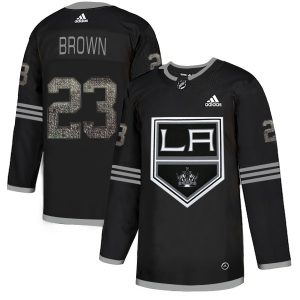 Splendid Adidas Kings #23 Dustin Brown Black Authentic Classic Stitched NHL Jersey