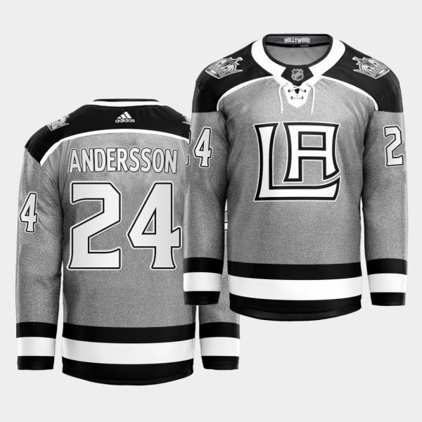 Gorgeous Adidas Kings #24 Lias Andersson 2021 City Concept NHL Stitched Jersey Black