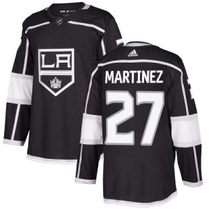 Outstanding Adidas Kings #27 Alec Martinez Black Home Authentic Stitched NHL Jersey