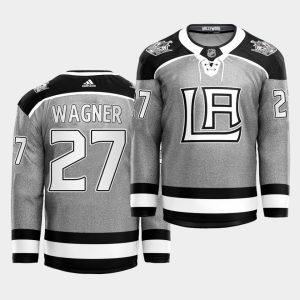 Stunning Adidas Kings #27 Austin Wagner 2021 City Concept NHL Stitched Jersey   Black