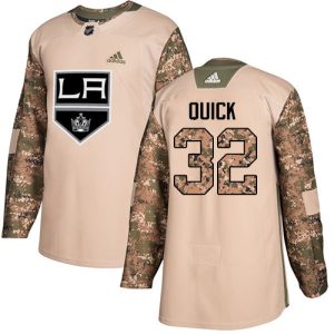 Exquisite Adidas Kings #32 Jonathan Quick Camo Authentic 2017 Veterans Day Stitched NHL Jersey