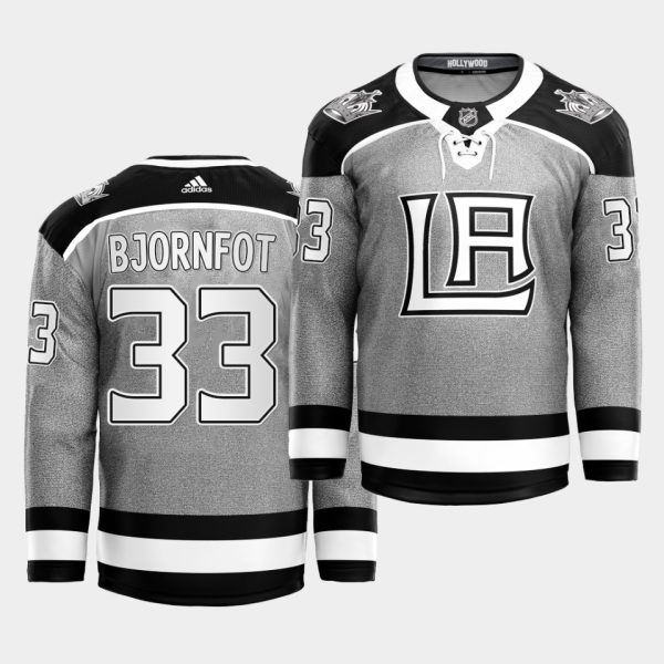 Gorgeous Adidas Kings #33 Tobias Bjornfot 2021 City Concept NHL Stitched Jersey Black