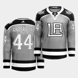 Superior Adidas Kings #44 Mikey Anderson 2021 City Concept NHL Stitched Jersey   Black