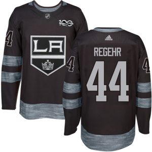First - rate Adidas Kings #44 Robyn Regehr Black 1917 2017 100th Anniversary Stitched NHL Jersey