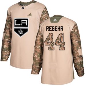 Exquisite Adidas Kings #44 Robyn Regehr Camo Authentic 2017 Veterans Day Stitched NHL Jersey