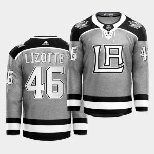 Outstanding Adidas Kings #46 Blake Lizotte 2021 City Concept NHL Stitched Jersey   Black