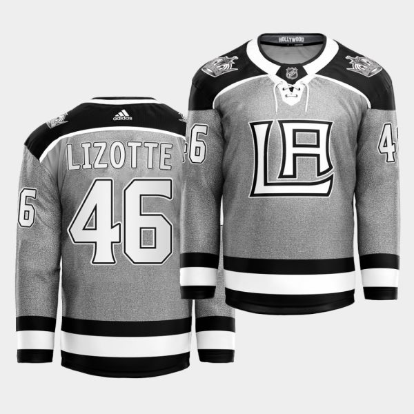 Outstanding Adidas Kings #46 Blake Lizotte 2021 City Concept NHL Stitched Jersey Black