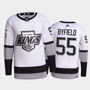 First - rate Adidas Kings #55 Quinton Byfield Men's 2021 22 Alternate Authentic NHL Jersey   White