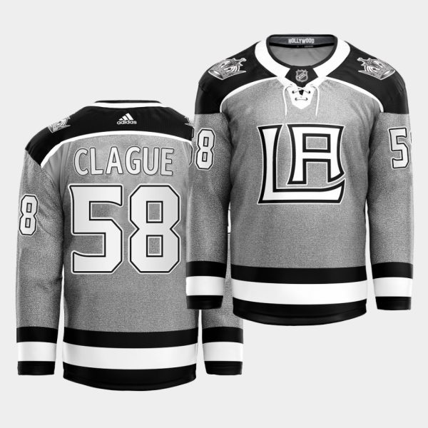 Outstanding Adidas Kings #58 Kale Clague 2021 City Concept NHL Stitched Jersey Black