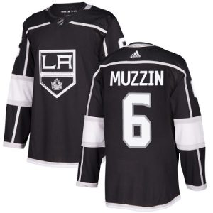 Exceptional Adidas Kings #6 Jake Muzzin Black Home Authentic Stitched Youth NHL Jersey