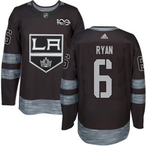 Stunning Adidas Kings #6 Joakim Ryan Black 1917 2017 100th Anniversary Stitched NHL Jersey