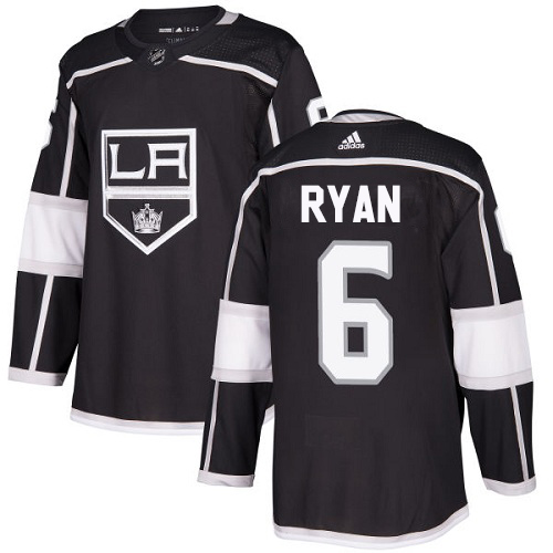 Outstanding Adidas Kings #6 Joakim Ryan Black Home Authentic Stitched NHL Jersey