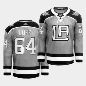 Splendid Adidas Kings #64 Matt Luff 2021 City Concept NHL Stitched Jersey   Black