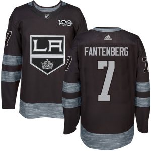 Exceptional Adidas Kings #7 Oscar Fantenberg Black 1917 2017 100th Anniversary Stitched NHL Jersey