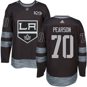 Magnificent Adidas Kings #70 Tanner Pearson Black 1917 2017 100th Anniversary Stitched NHL Jersey