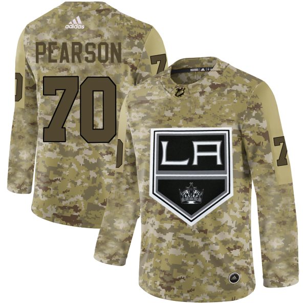Superior Adidas Kings #70 Tanner Pearson Camo Authentic Stitched NHL Jersey