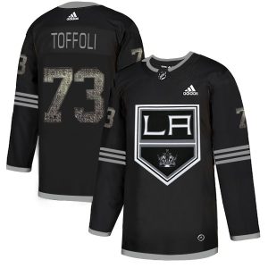 Exceptional Adidas Kings #73 Tyler Toffoli Black Authentic Classic Stitched NHL Jersey