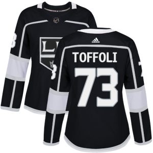 Premium Adidas Kings #73 Tyler Toffoli Black Home Authentic Women's Stitched NHL Jersey