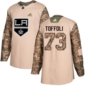 Stunning Adidas Kings #73 Tyler Toffoli Camo Authentic 2017 Veterans Day Stitched Youth NHL Jersey