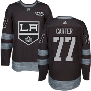 Stunning Adidas Kings #77 Jeff Carter Black 1917 2017 100th Anniversary Stitched NHL Jersey