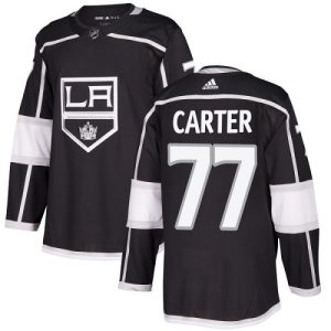 Premium Adidas Kings #77 Jeff Carter Black Home Authentic Stitched Youth NHL Jersey