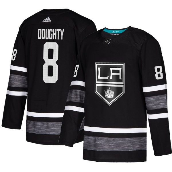Stunning Adidas Kings #8 Drew Doughty Black Authentic 2019 All Star Stitched Youth NHL Jersey