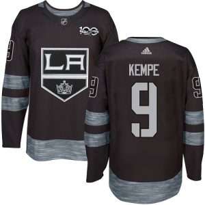 Splendid Adidas Kings #9 Adrian Kempe Black 1917 2017 100th Anniversary Stitched NHL Jersey