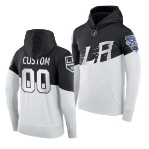 Gorgeous Adidas Los Angeles Kings Custom Men's 2020 Stadium Series White Black NHL Hoodie
