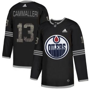 Splendid Adidas Oilers #13 Michael Cammalleri Black Authentic Classic Stitched NHL Jersey
